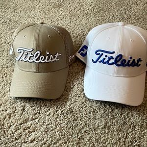 2 Titleist golf hats